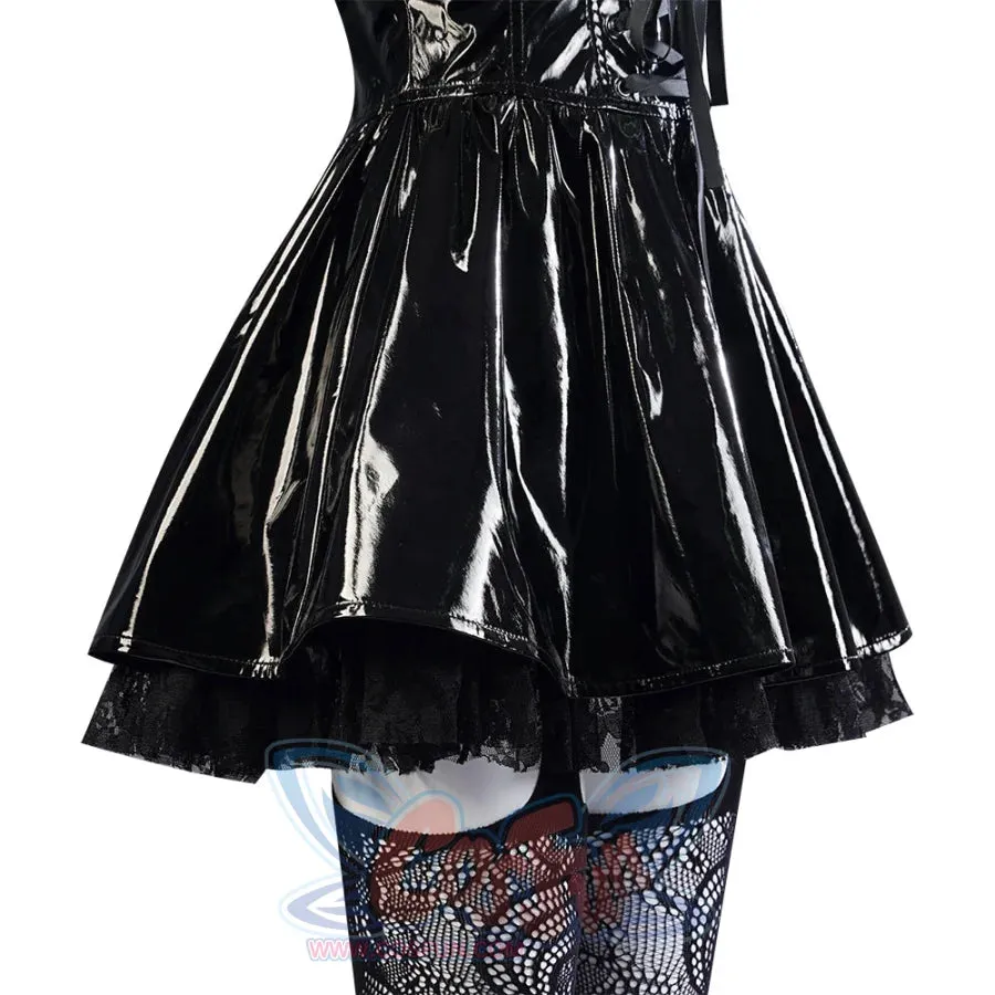 Death Note Amane Misa Cosplay Costume Patent Leather Version C01127