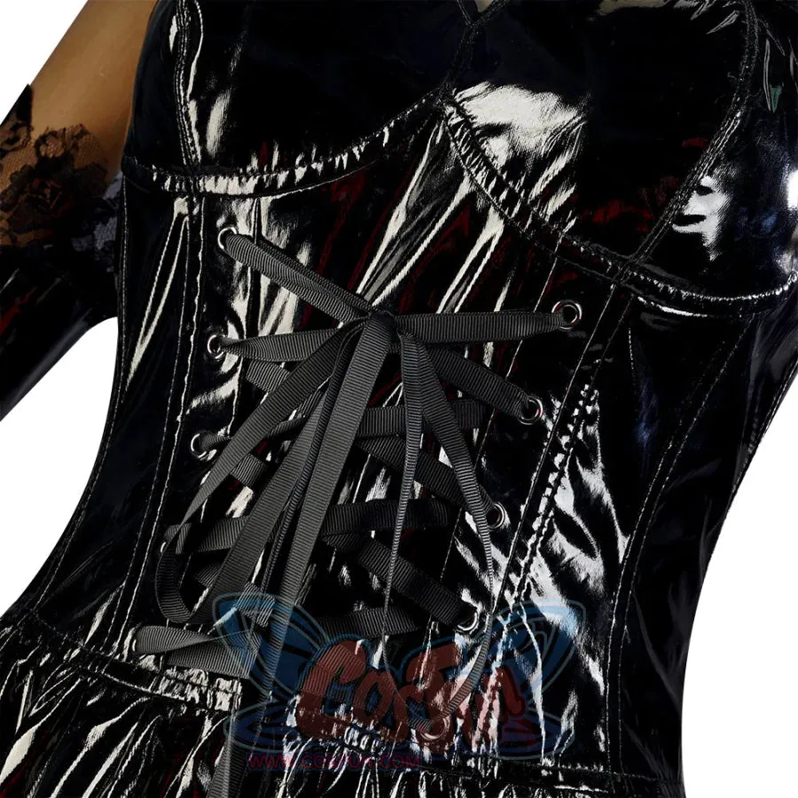 Death Note Amane Misa Cosplay Costume Patent Leather Version C01127