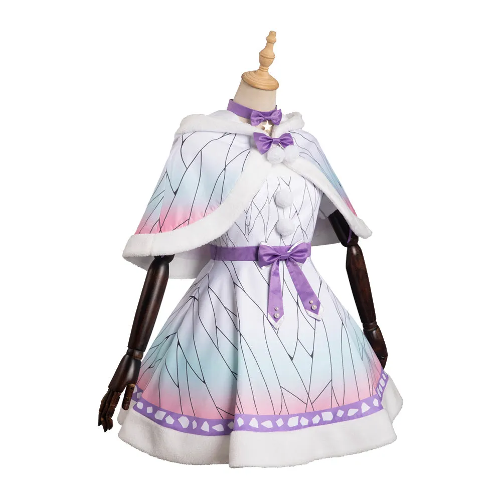Demon Slayer Kochou Shinobu Codplay Costume Christmas Dress Outfits Halloween Carnival Suit