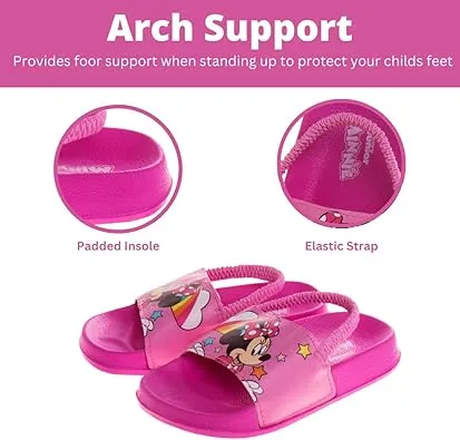 Disney Minnie Mouse Slides Beach Backstrap Slip-on Sandal (Toddler - Little Kid)