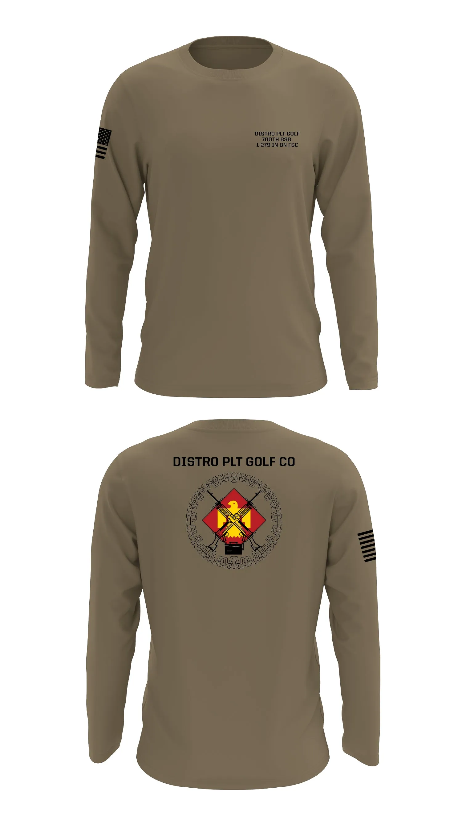 Distro Pl Golf 700th BSB  Store 1 Core Men's LS Performance Tee - 49935967630