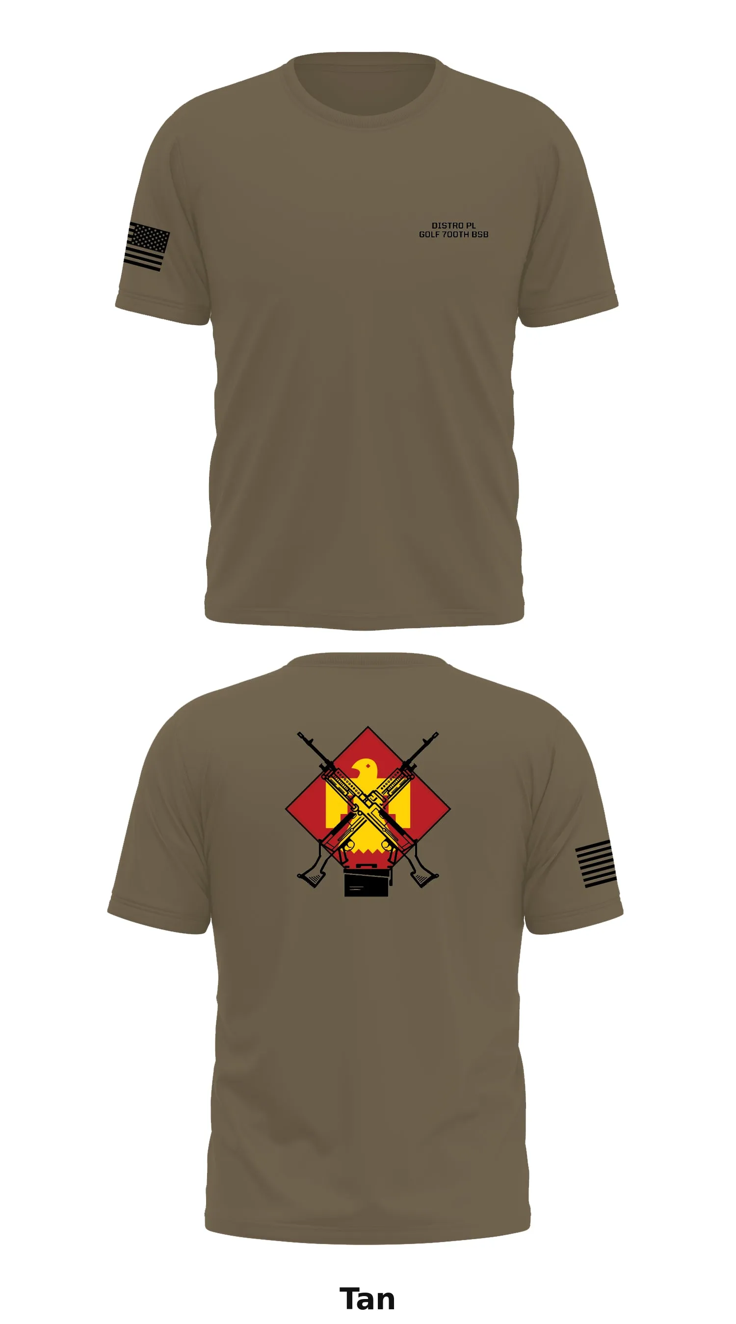 Distro Pl Golf 700th BSB  Store 1 Core Men's SS Performance Tee - 76457847111