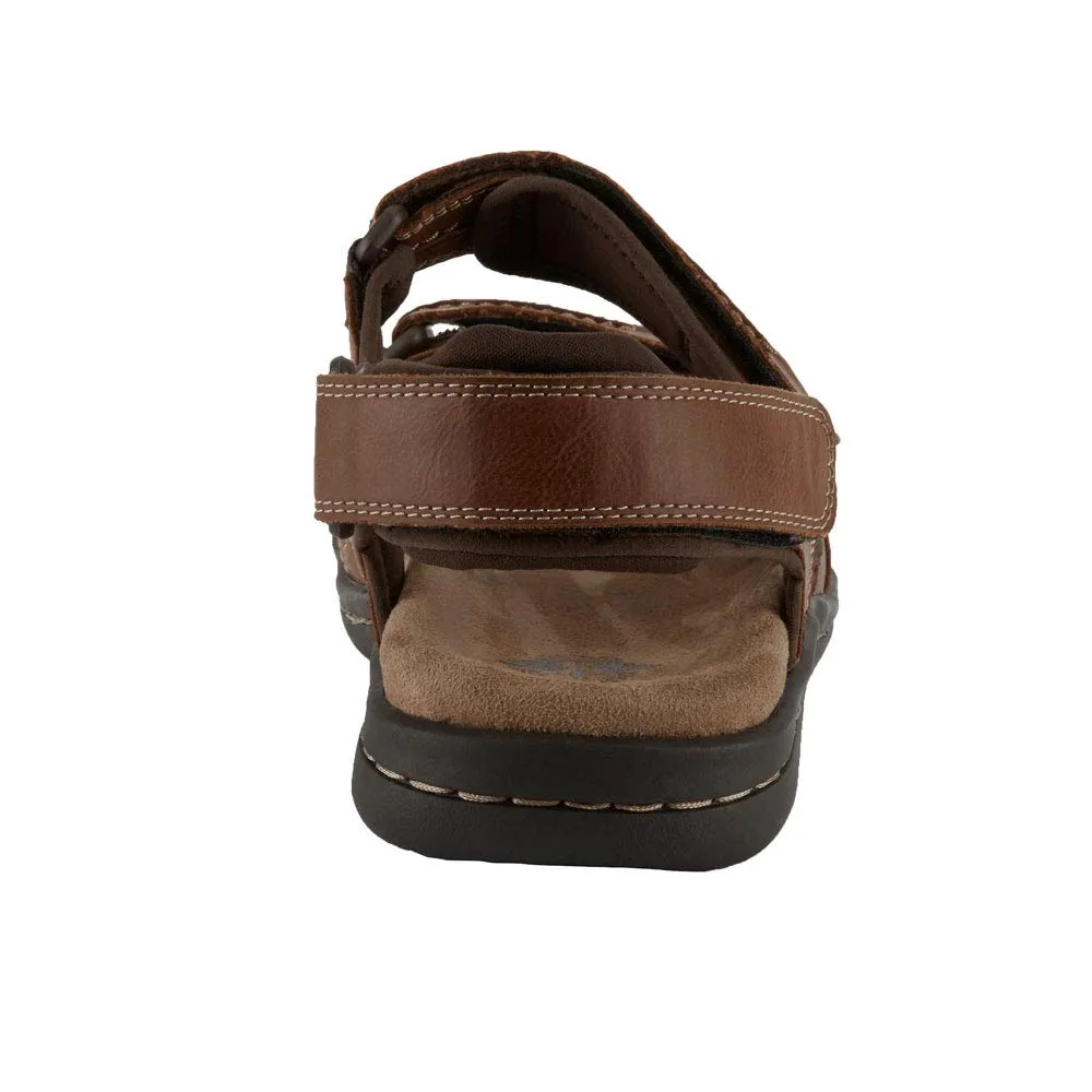 Dockers Mens Hook & Loop Sport Sandal, Rust, 10 US