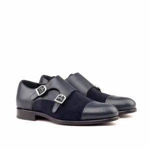 Double Monk Strap Black