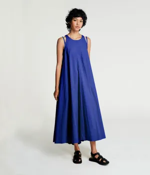 DOUBLE STRAP DRESS IN BLUE