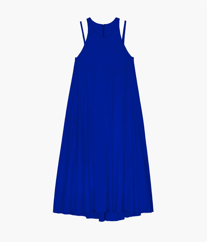 DOUBLE STRAP DRESS IN BLUE