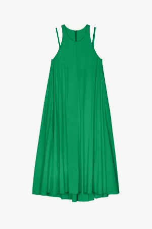 DOUBLE STRAP DRESS IN GREEN