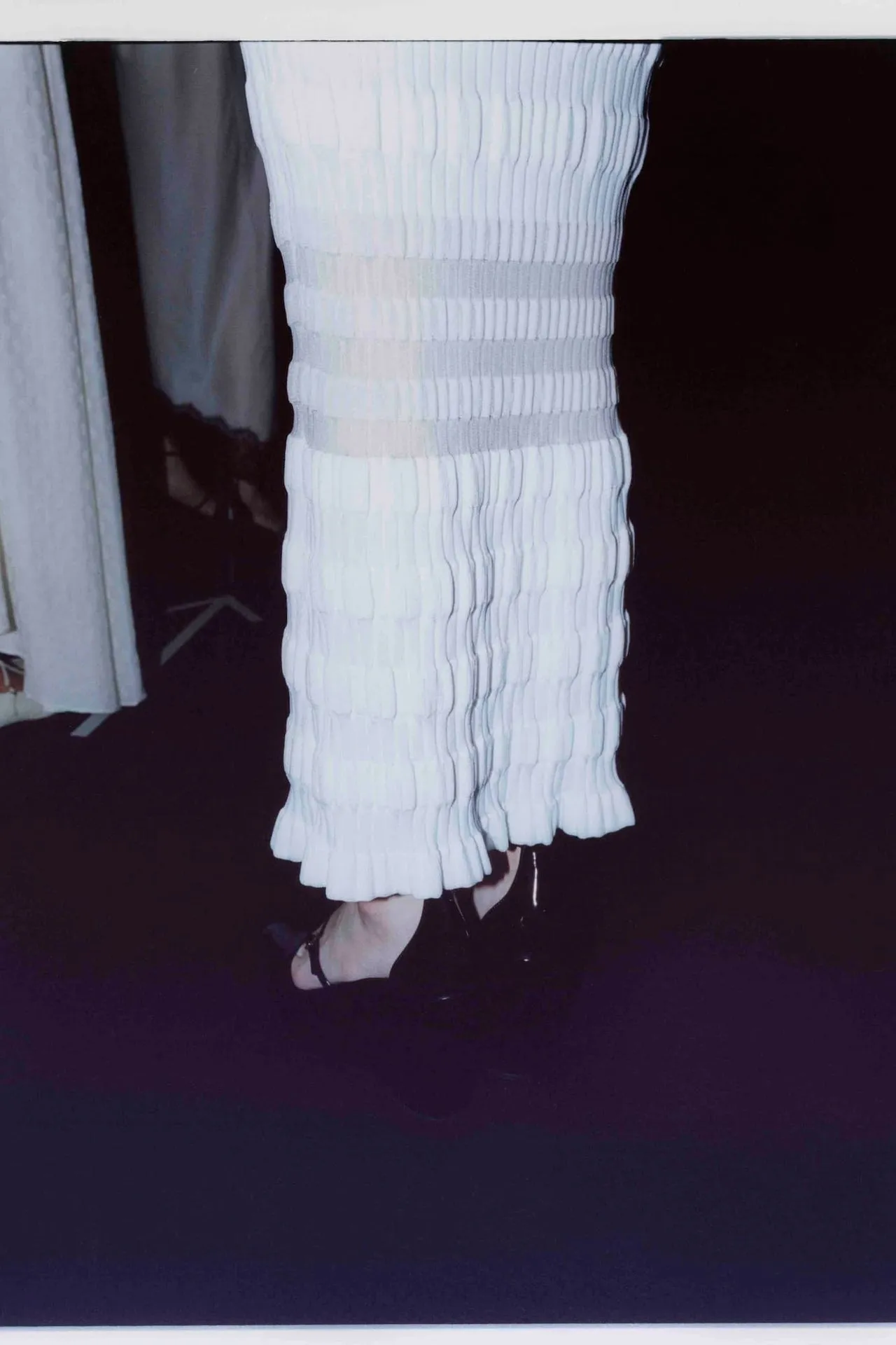 DOUBLE STRAP SQUARE PLATFORM PUMPS