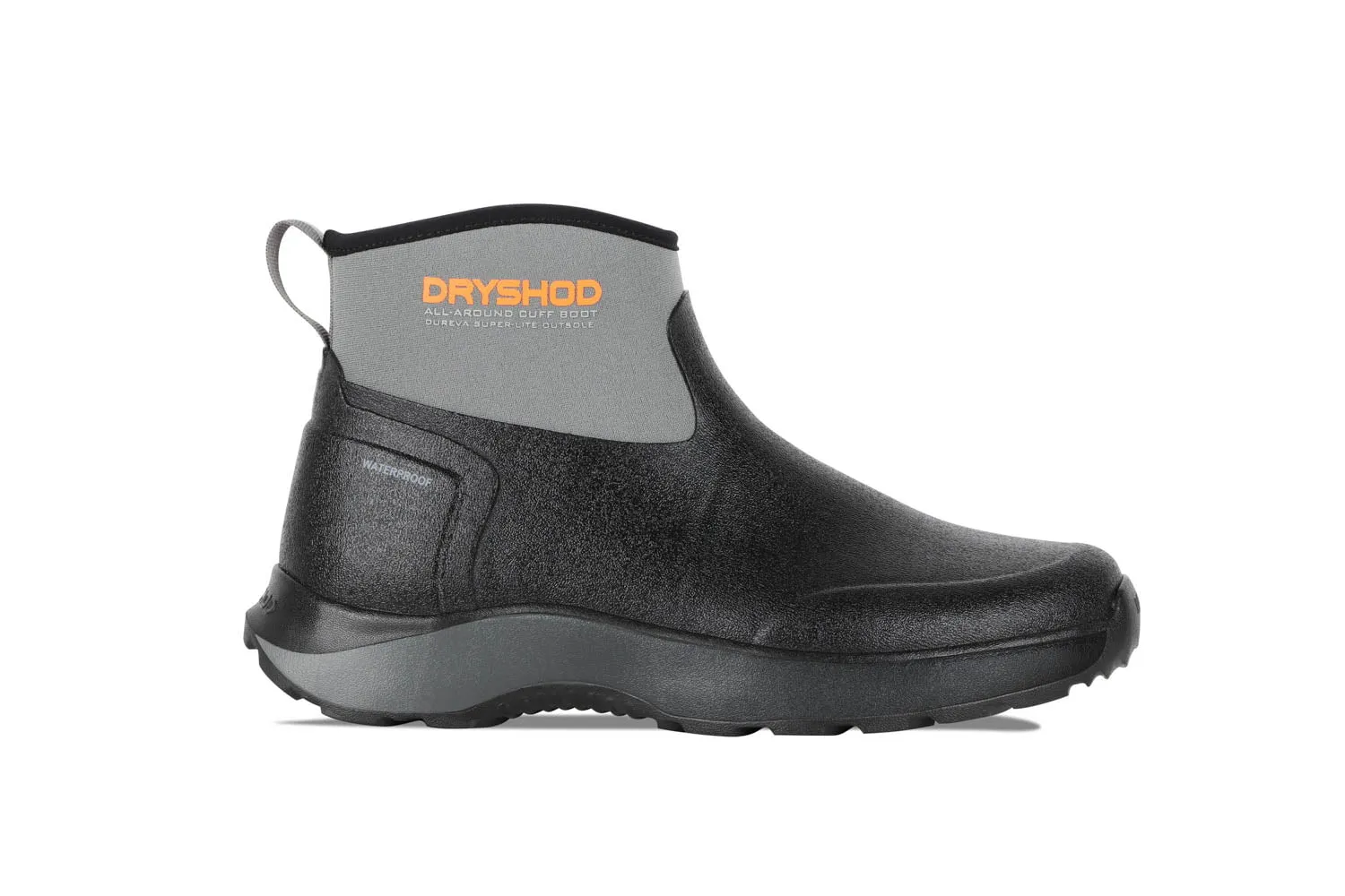 Dryshod Mens Evalusion All-Around Cuff Black Rubber Hiking Boots