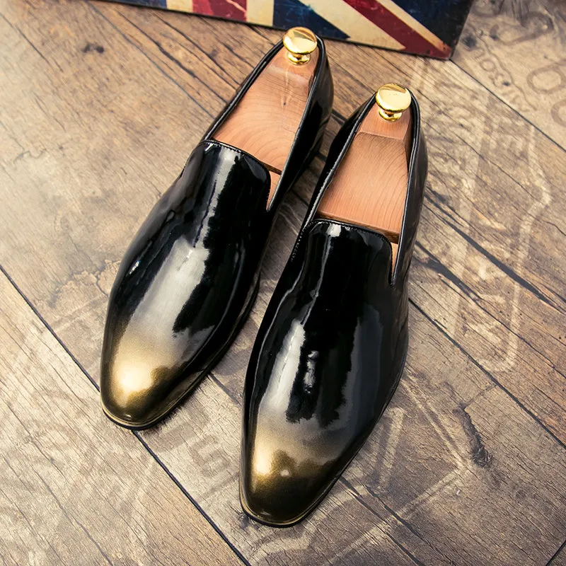Elegant Italian Style Patent Leather Dress Shoe
