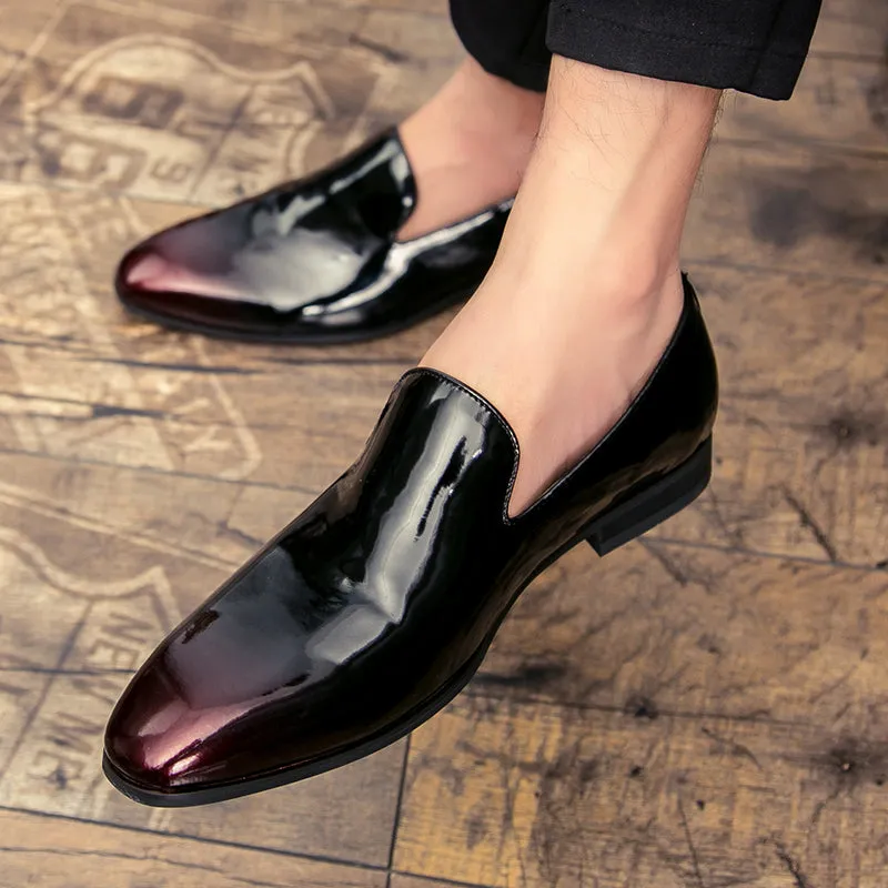 Elegant Italian Style Patent Leather Dress Shoe