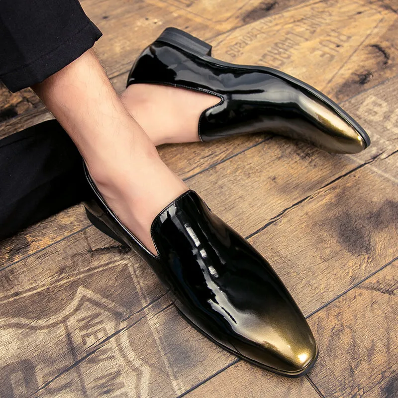 Elegant Italian Style Patent Leather Dress Shoe