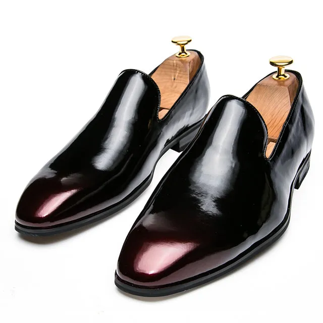 Elegant Italian Style Patent Leather Dress Shoe