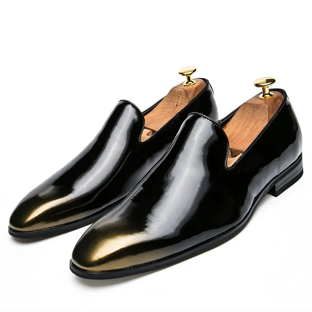 Elegant Italian Style Patent Leather Dress Shoe