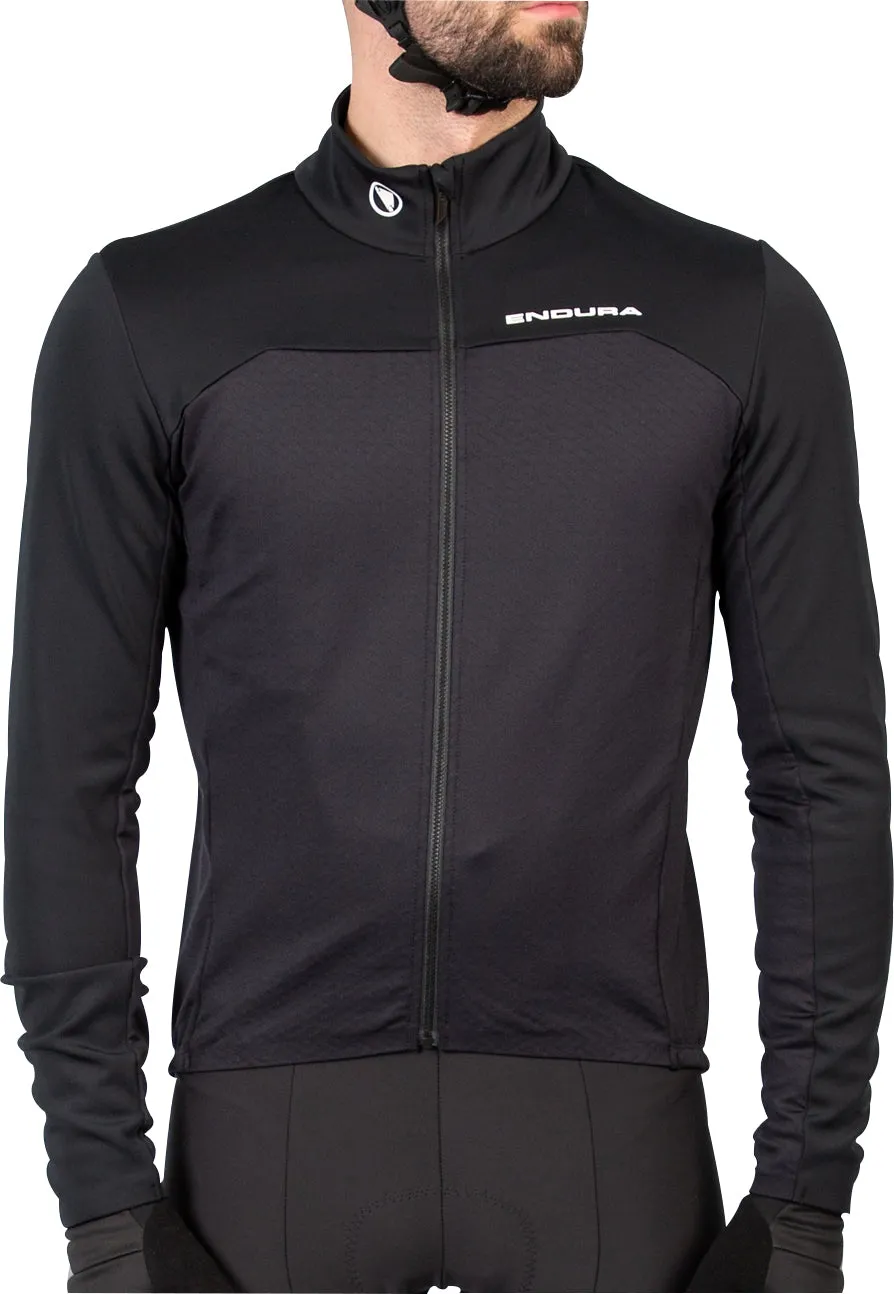 Endura FS260 Pro Roubaix Long Sleeve Mens Cycling Jersey - Black