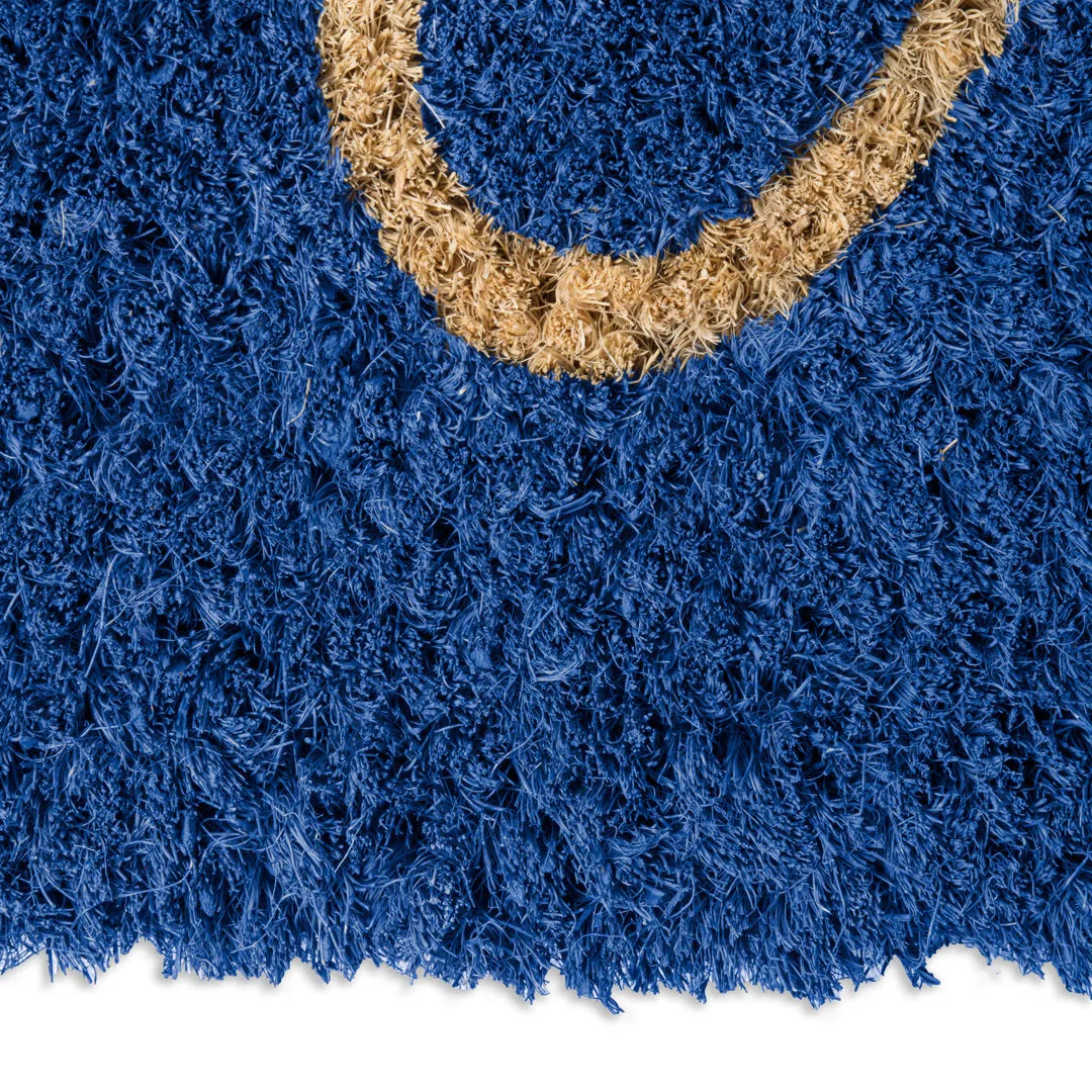Epes 30 in. x 18 in. Non-Slip Outdoor Door Mat Winston Porter Color: Blue