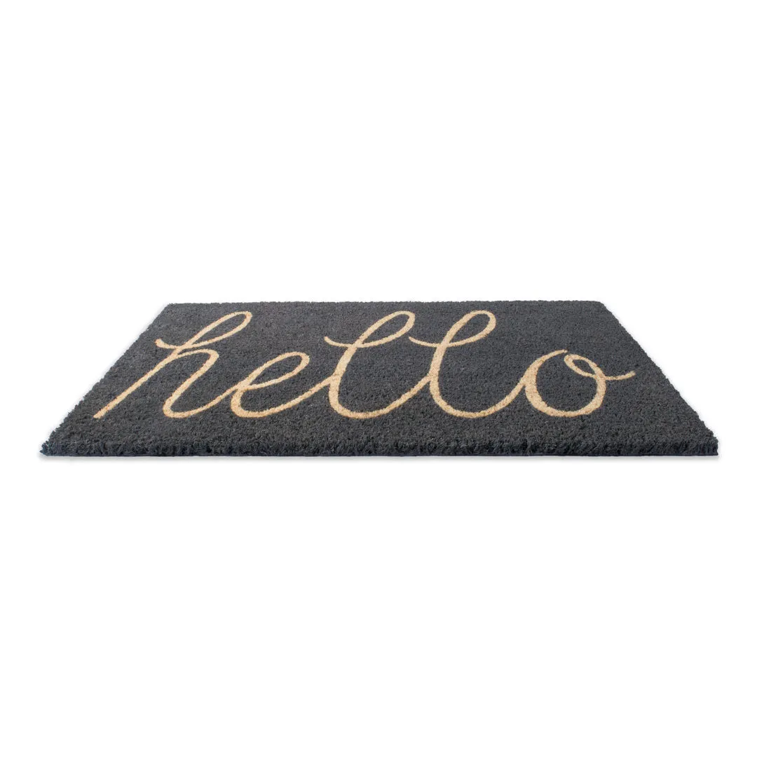 Epes 30 in. x 18 in. Non-Slip Outdoor Door Mat Winston Porter Color: Gray