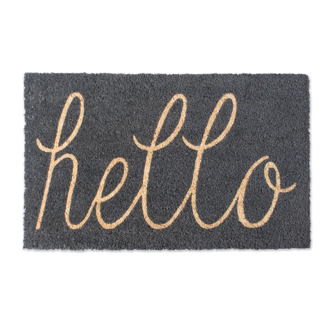 Epes 30 in. x 18 in. Non-Slip Outdoor Door Mat Winston Porter Color: Gray