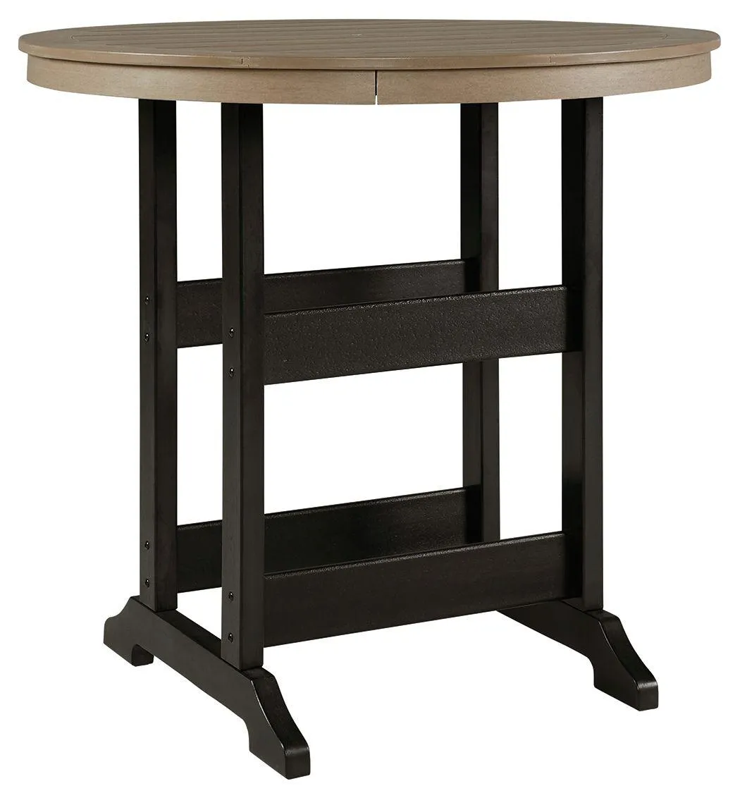 Fairen Trail - Round Bar Table W/umb Opt