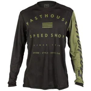 Fasthouse Fastline Speed Shop Mens MTB Jersey - Olive
