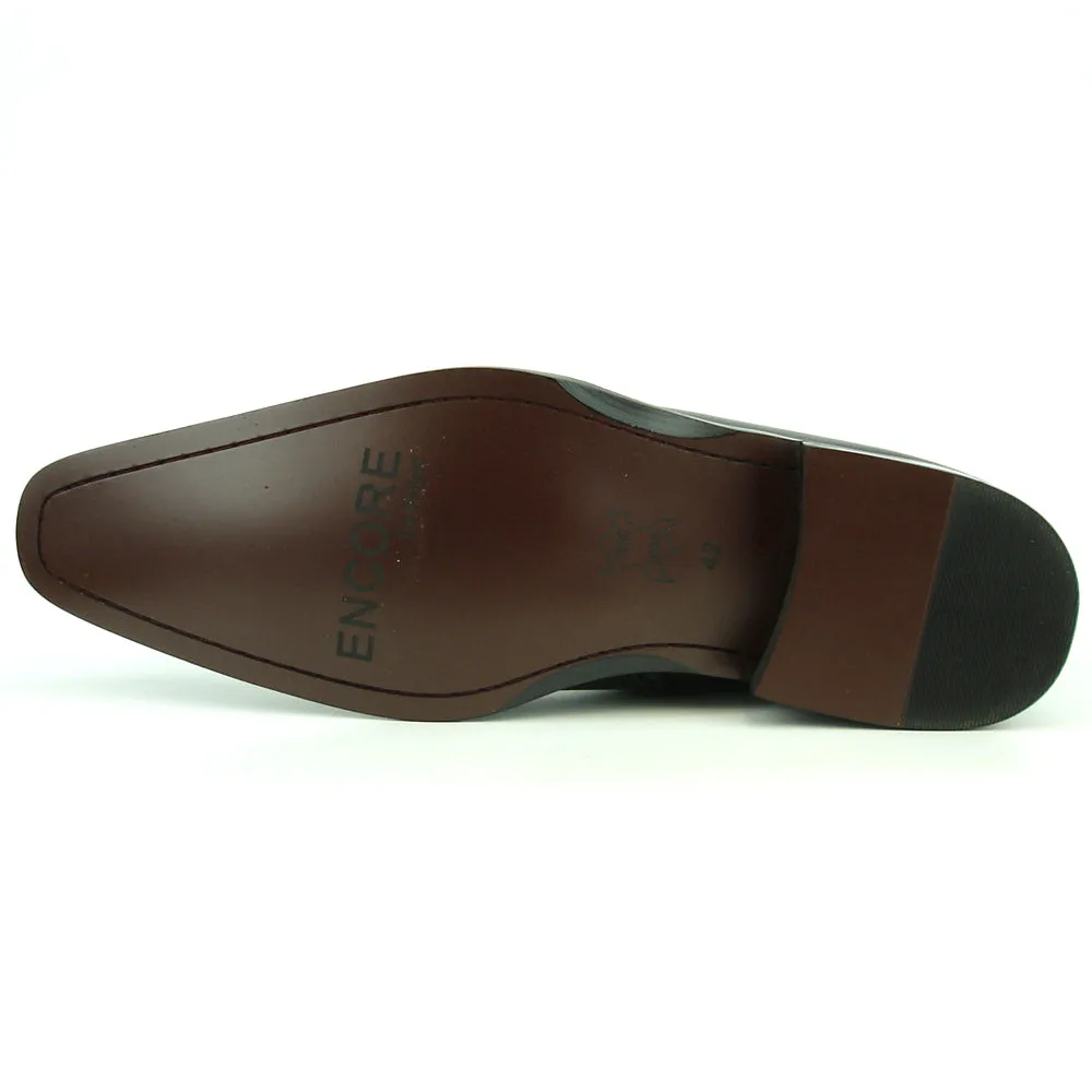 FI-8709 Green Leather Cap Toe Boot With Side Buckle Encore by Fiesso
