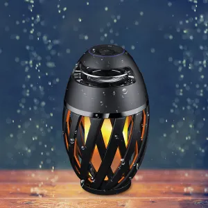 Flame Table Lamp Bluetooth Speaker