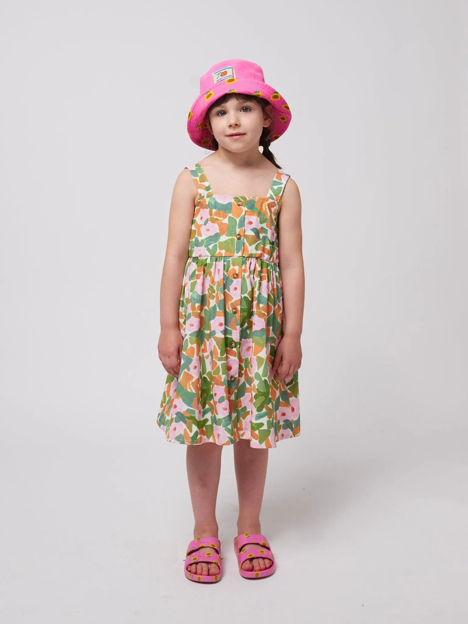 Floral Strap Dress by Bobo Choses