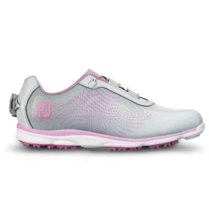 FootJoy Ladies emPOWER BOA Shoes-CLOSE OUT 9.5 Silver/Lilac (#98015) M
