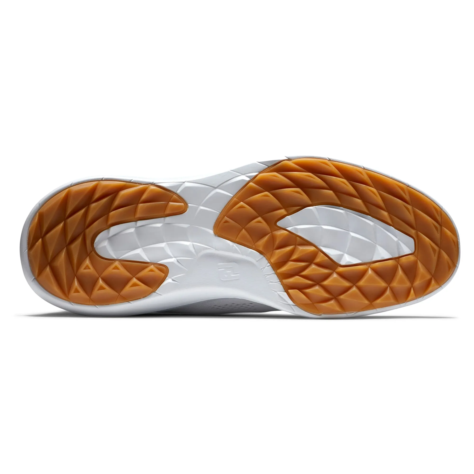 FootJoy Men's FJ Flex Previous Season Style Golf Shoe, White/White/Tan, 9