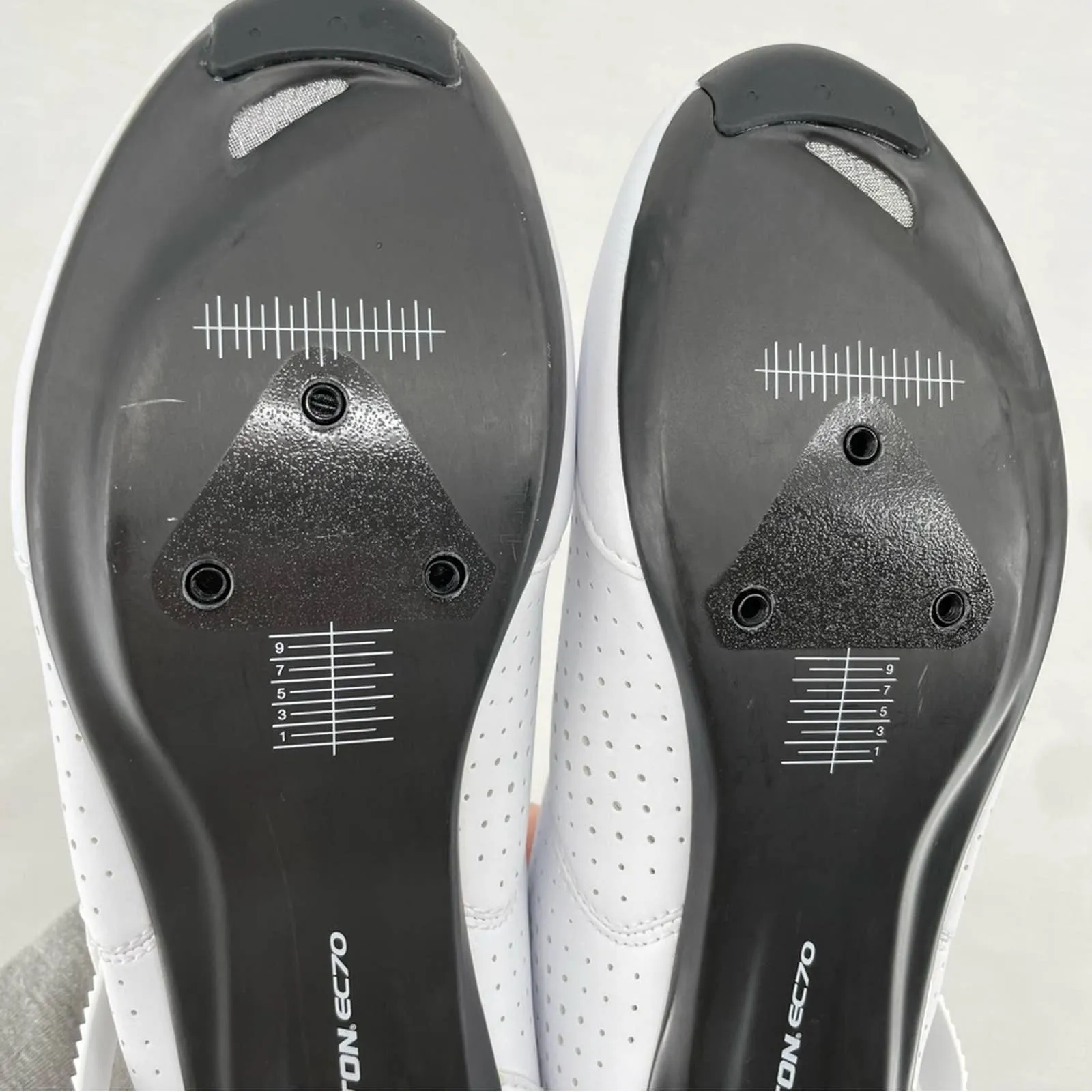 Giro ESPADA E70 Road Cycling Shoe Matte White Delta 3 Bolt Style Peloton Size 42.5