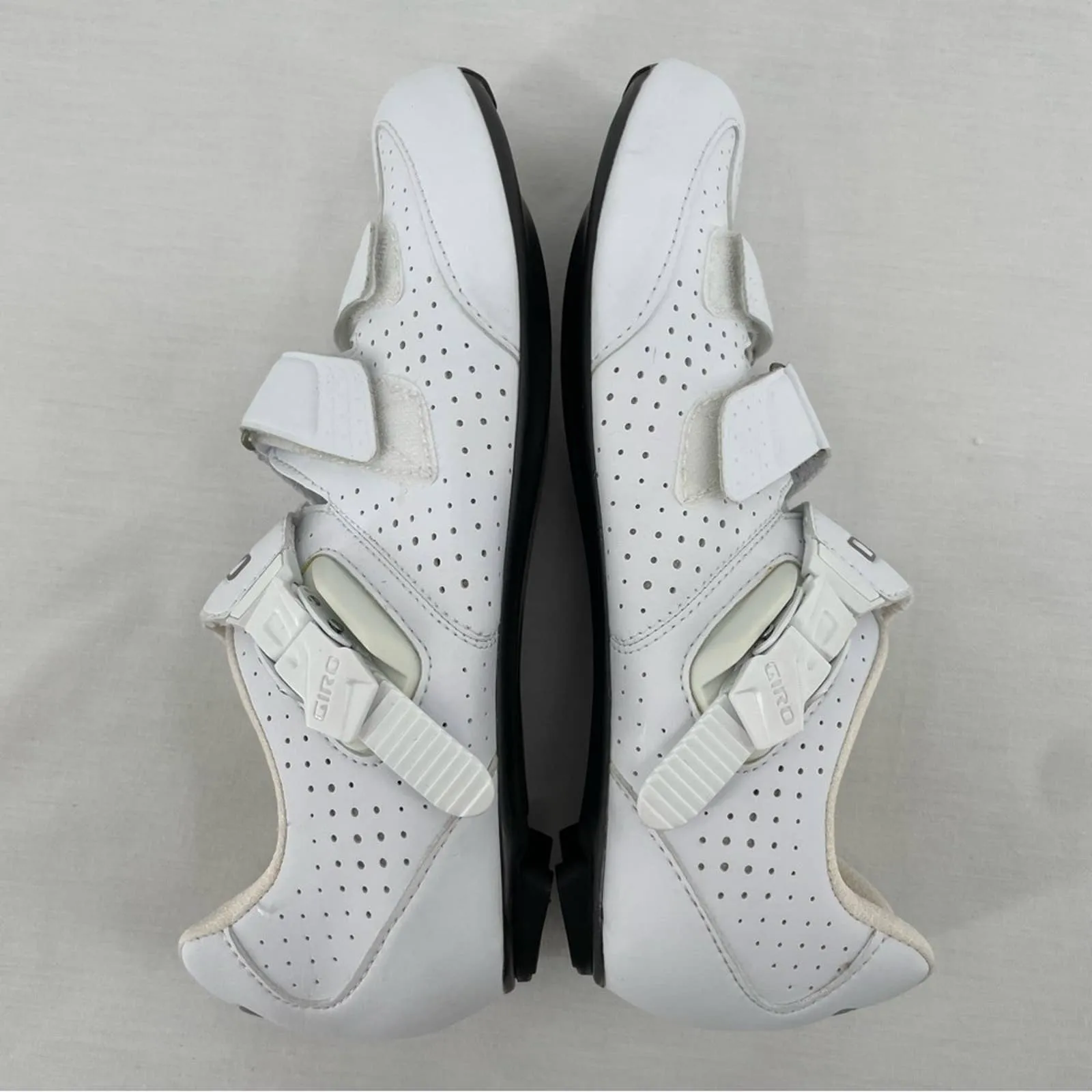 Giro ESPADA E70 Road Cycling Shoe Matte White Delta 3 Bolt Style Peloton Size 42.5
