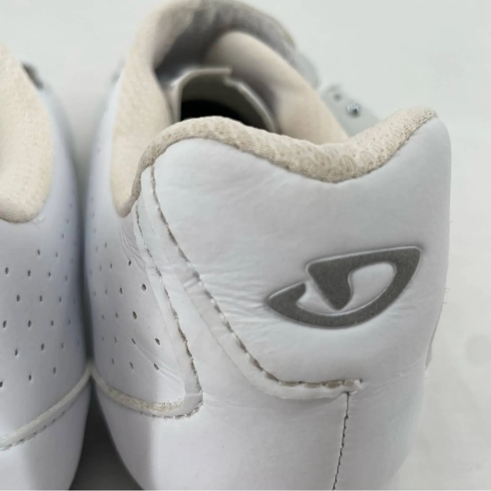 Giro ESPADA E70 Road Cycling Shoe Matte White Delta 3 Bolt Style Peloton Size 42.5