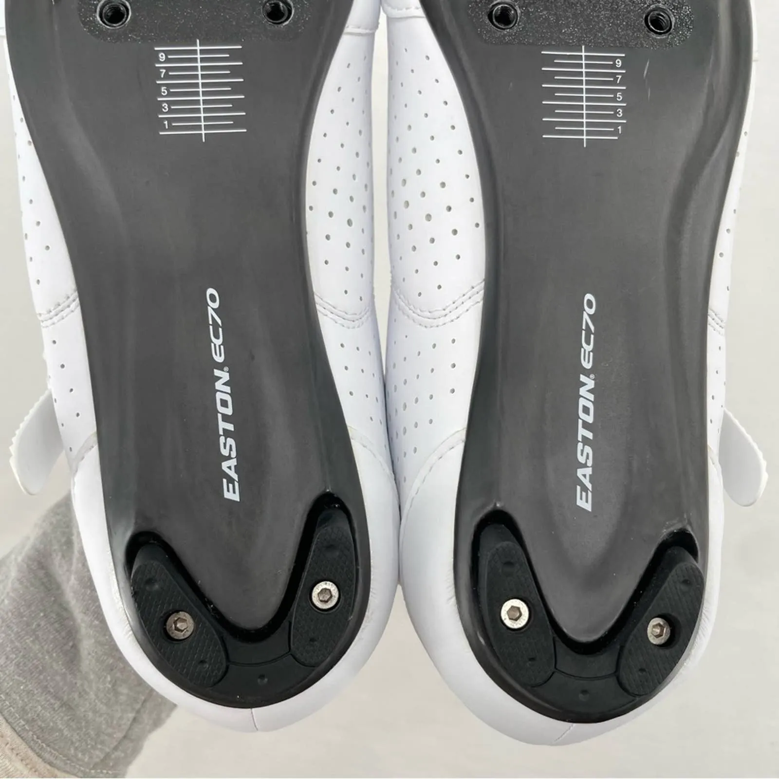 Giro ESPADA E70 Road Cycling Shoe Matte White Delta 3 Bolt Style Peloton Size 42.5