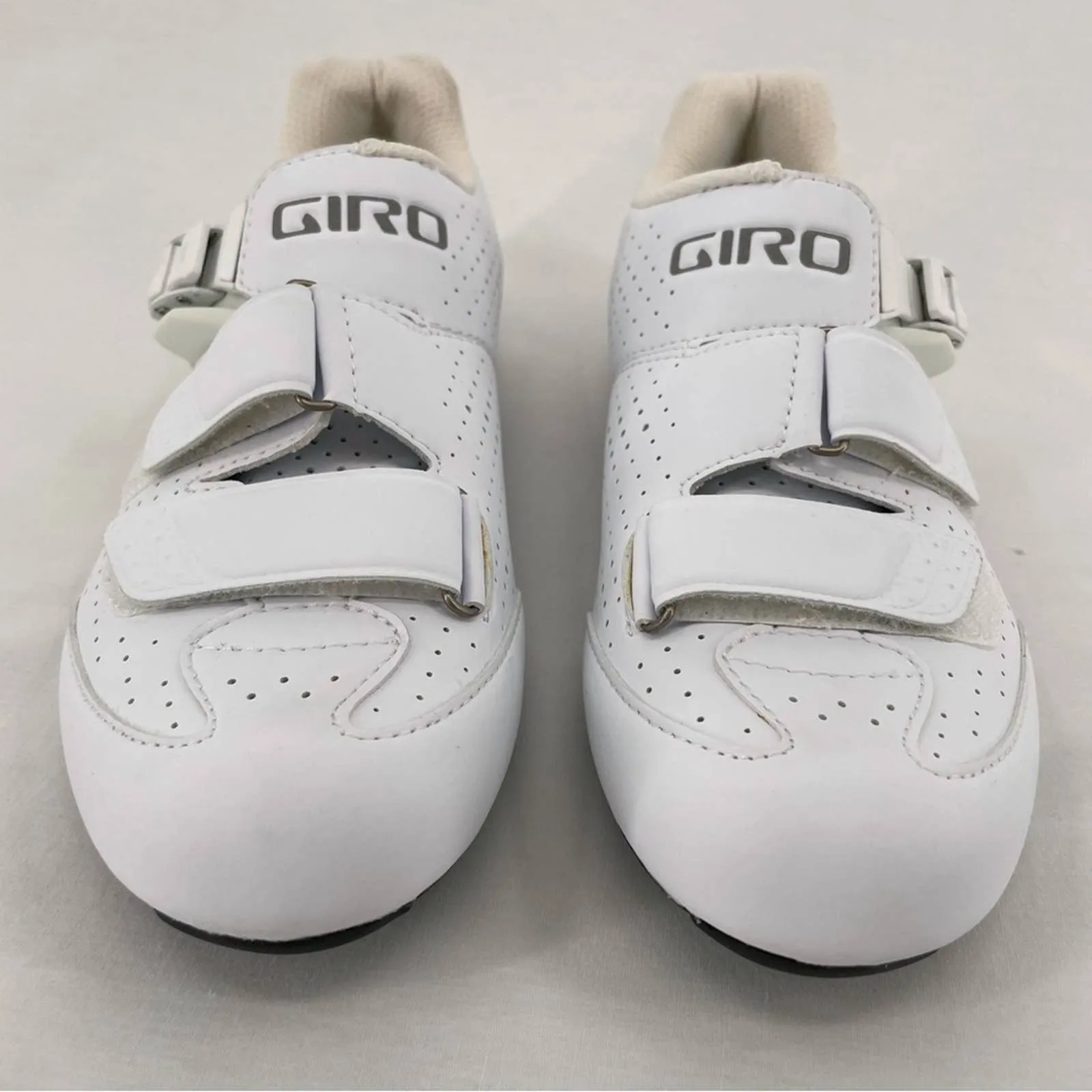 Giro ESPADA E70 Road Cycling Shoe Matte White Delta 3 Bolt Style Peloton Size 42.5