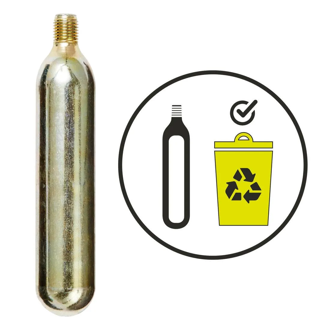GONFLEUR CO2 VTT COMPACTE   CARTOUCHE 20 G