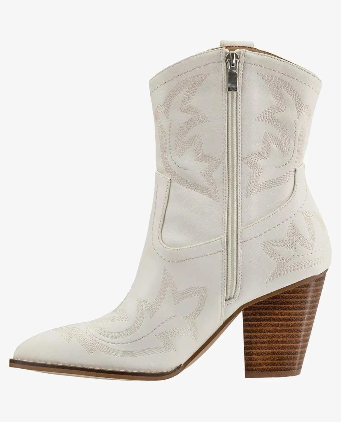 Good Lookin Short White Boot