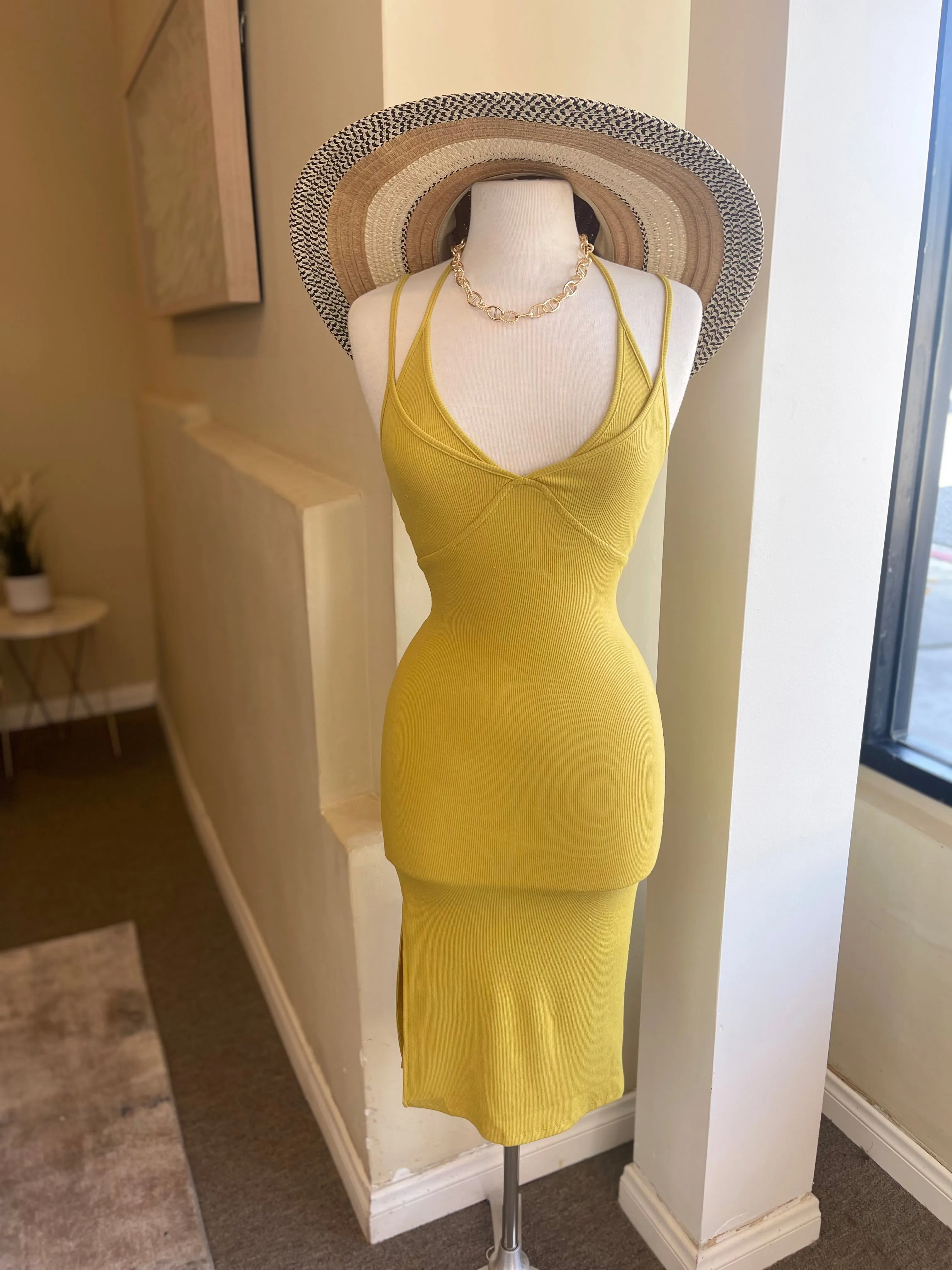 Halter Thin Strap Dress FINAL SALE