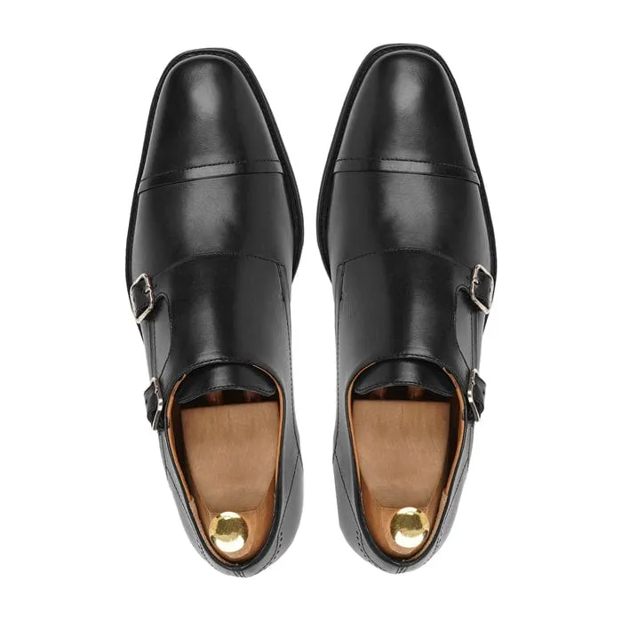 Handmade, Custom Leather Men Monkstrap Shoes