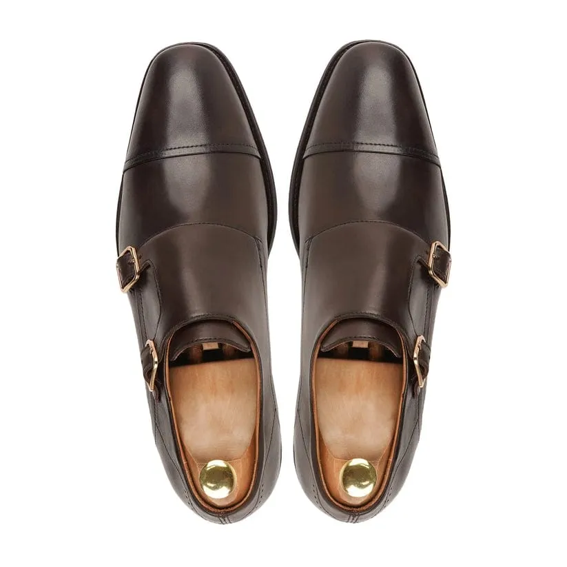 Handmade, Custom Leather Men Monkstrap Shoes