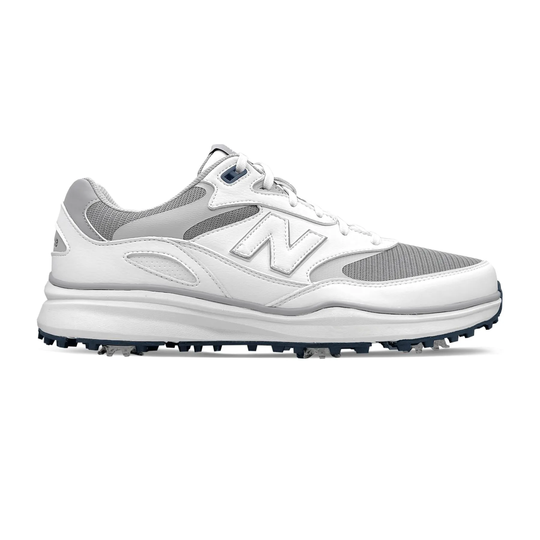 Heritage Waterproof Spiked Golf Shoes White