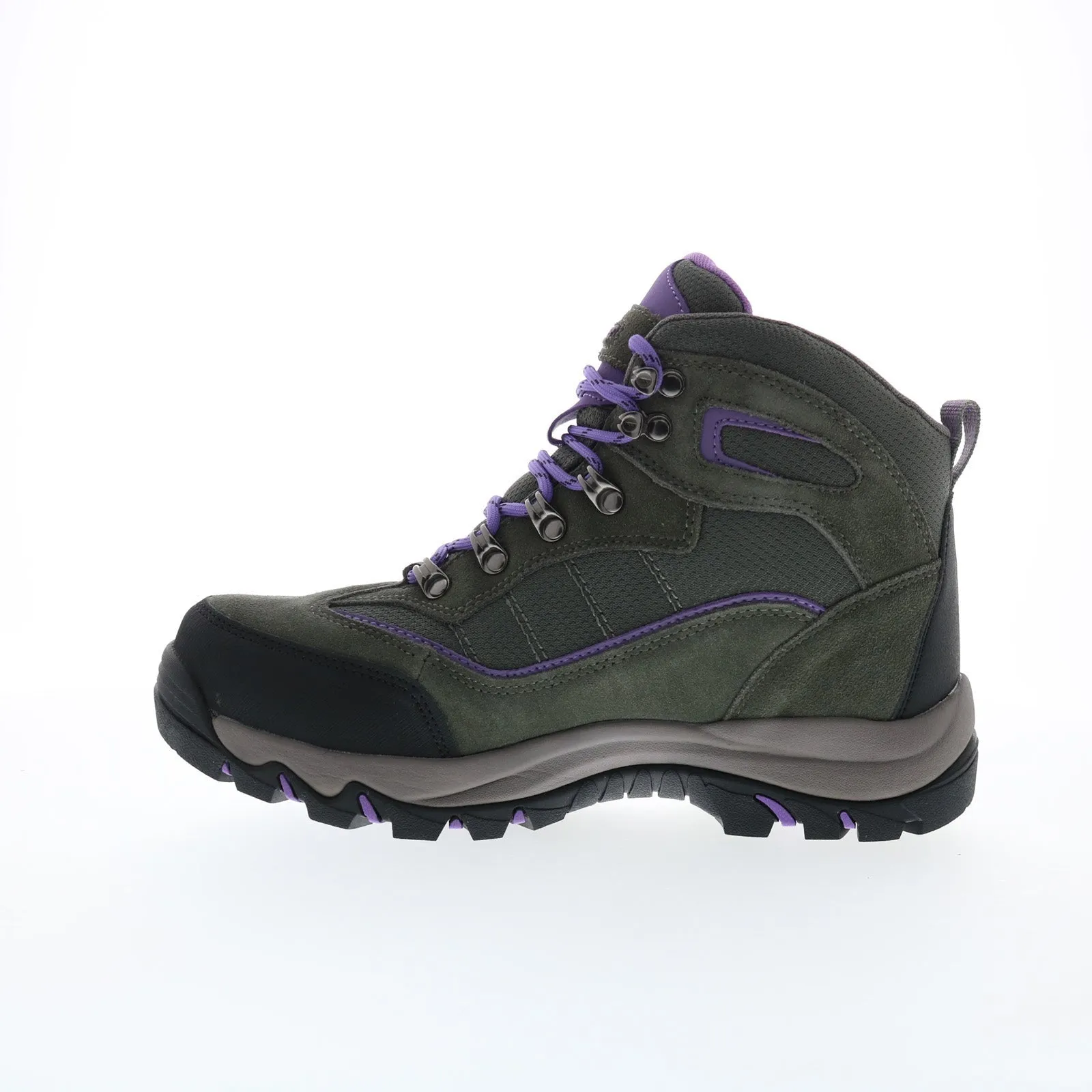 Hi-Tec Skamania Mid Waterproof CH80049W-N Womens Gray Suede Hiking Boots