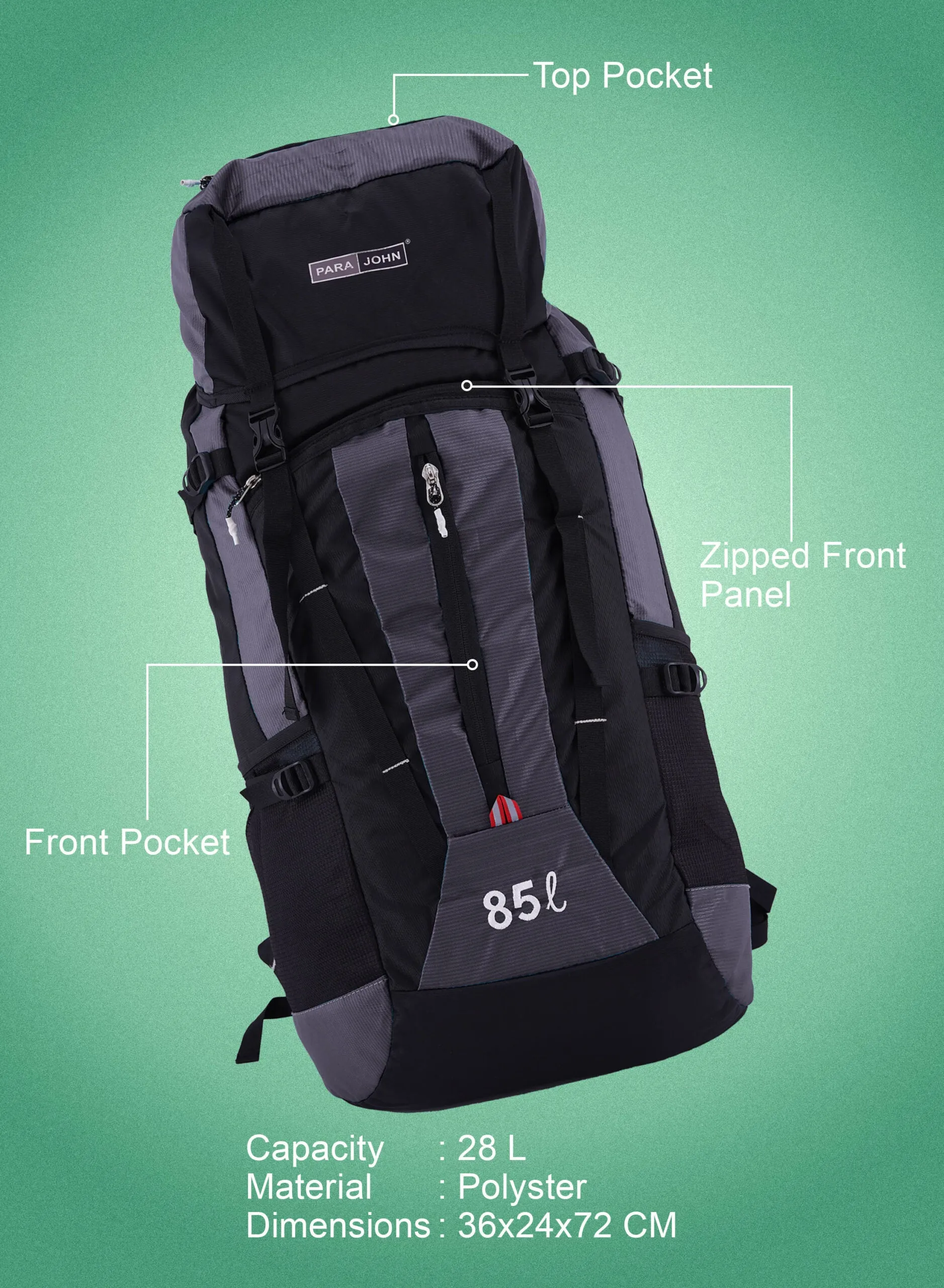 Hiking Backpack Mountain Bag for Camping Trekking Daypack Gear