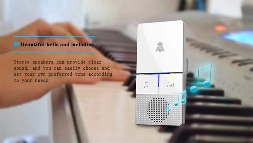 Homlly Self-Powered Wireless Home Doorbell