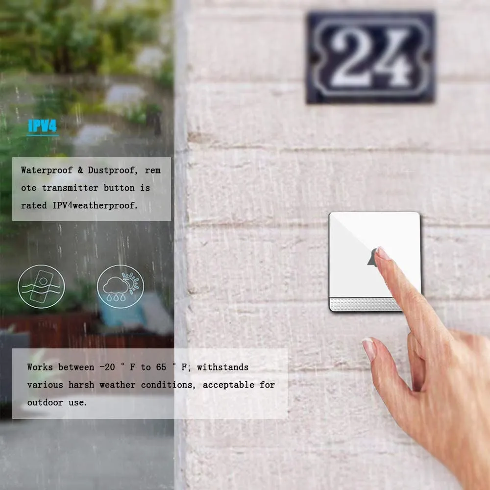 Homlly Self-Powered Wireless Home Doorbell