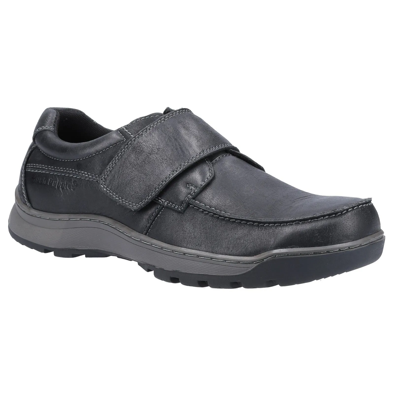 Hush Puppies Casper Touch Fastening Mens Shoes