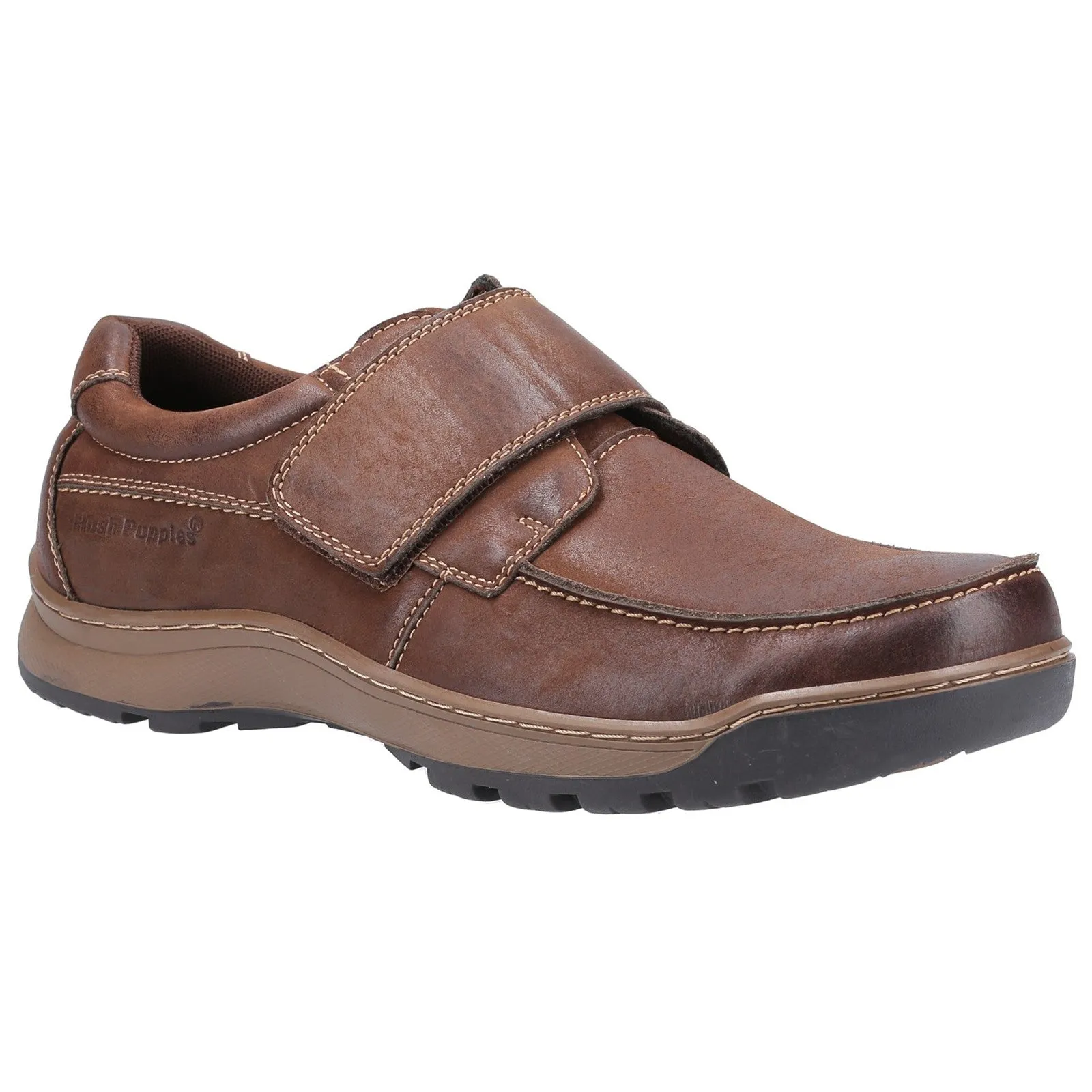 Hush Puppies Casper Touch Fastening Mens Shoes