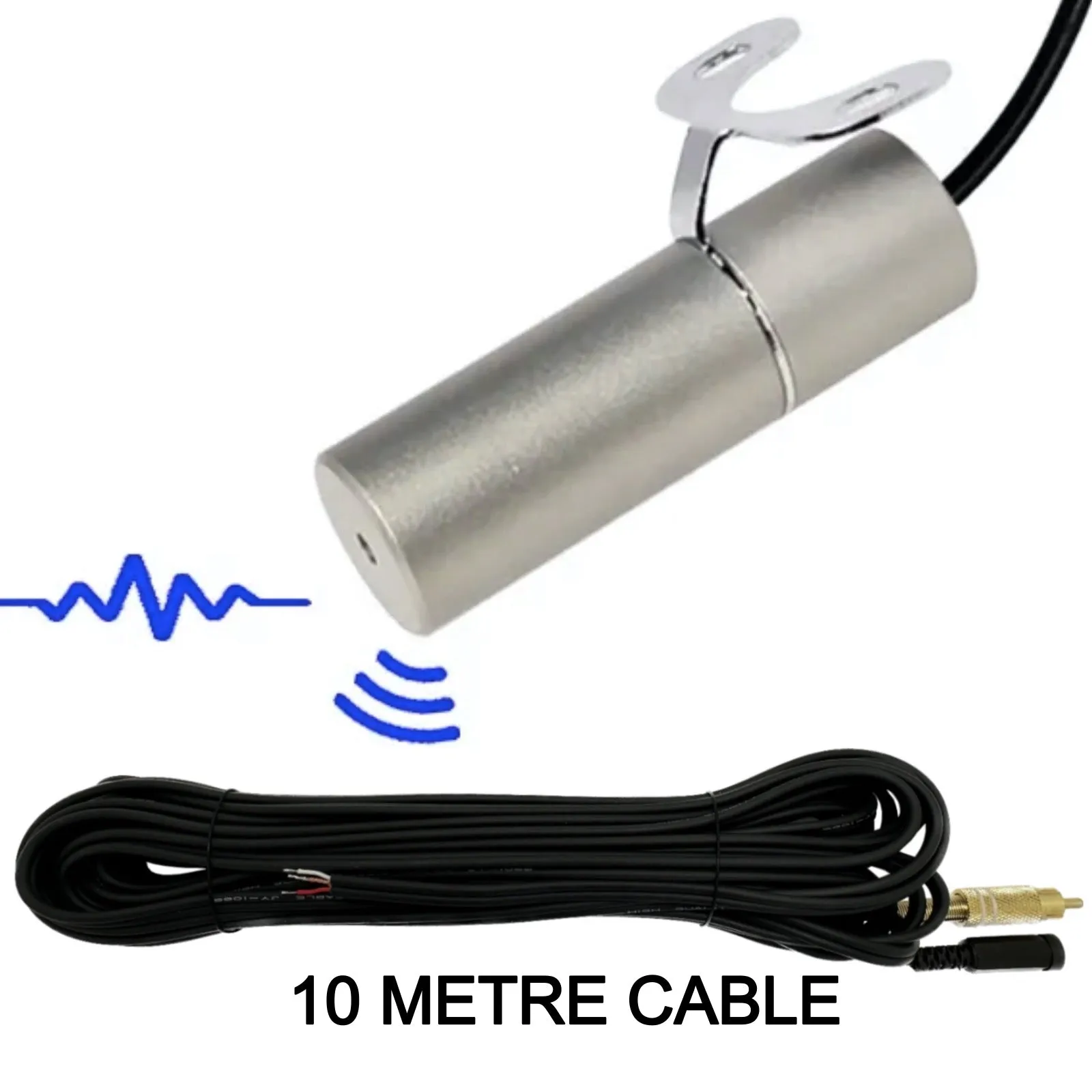 IP Camera CCTV Microphone 3.5mm Jack Plug Output 2.1mm DC plug 6-12V input Solid Metal Housing & Bracket