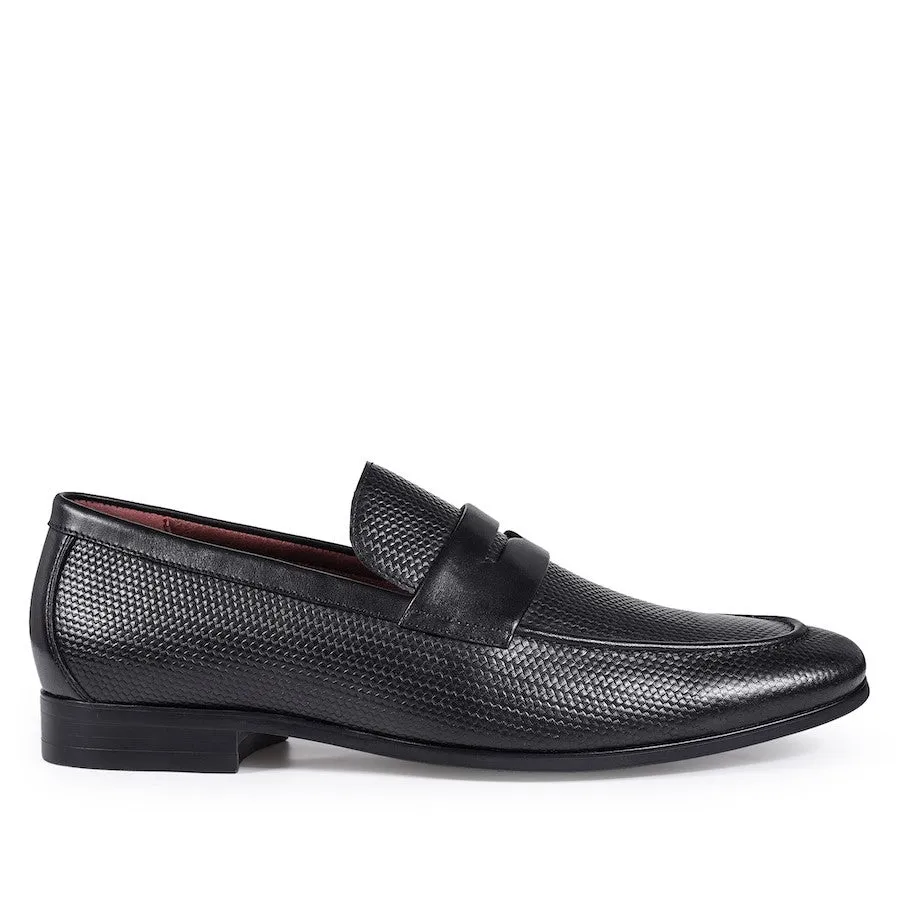 Julius Marlow Lapel Black Loafers