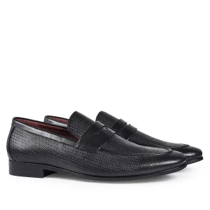Julius Marlow Lapel Black Loafers