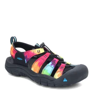 KEEN Men's Newport H2 Closed Toe Water Sandals, Original Tie Dye, 10